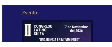 Event-Image for 'Congreso Latino Suiza / Lateinamerikanischer Konferenz CH'
