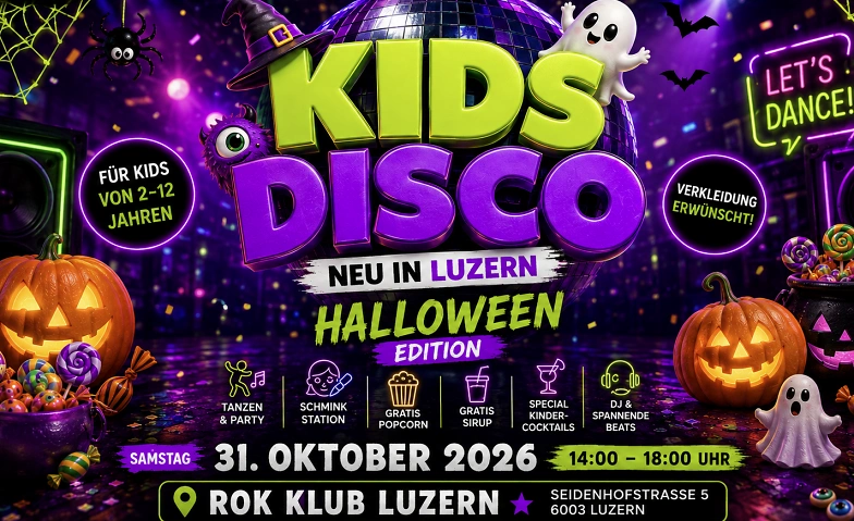 KIDS DISCO - HALLOWEEN EDITION @ ROK KLUB