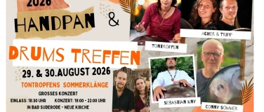 Event-Image for 'Tontropfens Sommerkl&auml;nge - 1.Handpan -Drums Treffen'