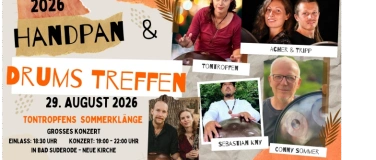 Event-Image for 'Tontropfens Sommerkl&auml;nge - 1.Handpan -Drums Treffen /Samstag'