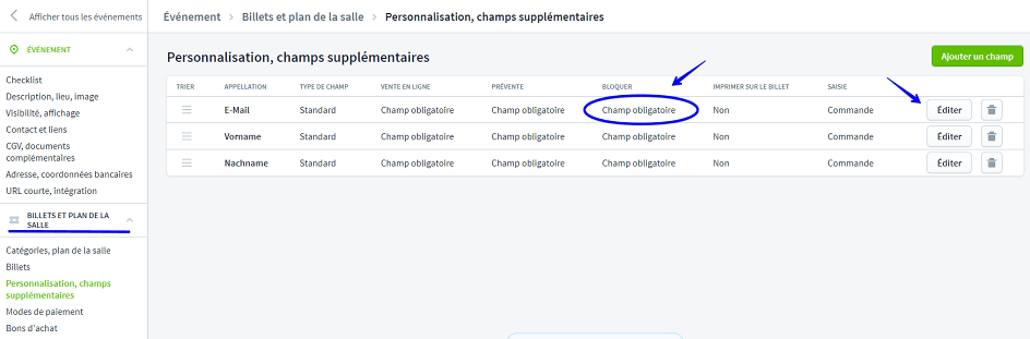 Bloquer une grande quantit&eacute; de billets V