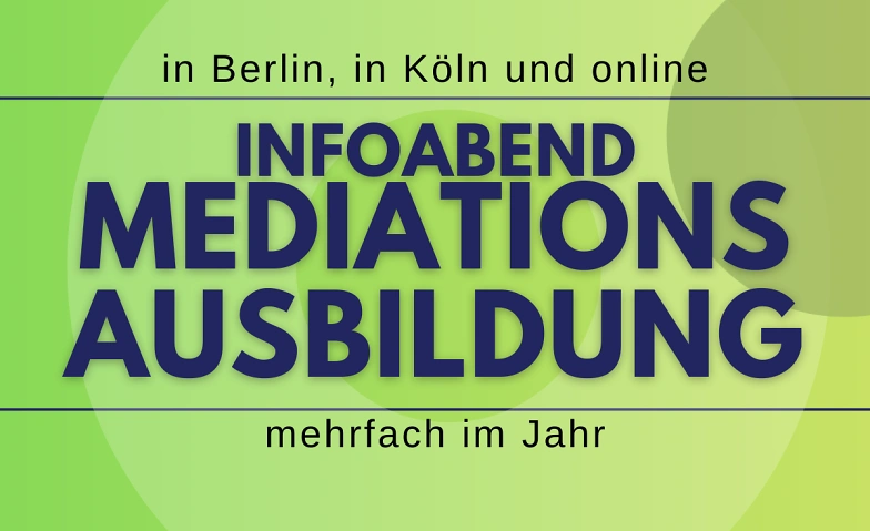 Event-Image for 'Infoabend Mediationsausbildung'