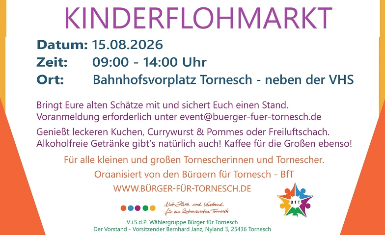 Kinderflohmarkt in Tornesch am Bahnhof