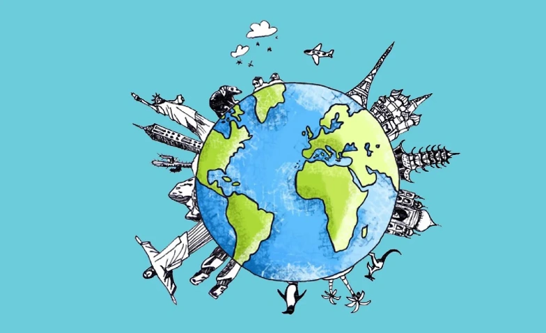 "In einer Stunde um die Welt"
