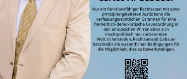 Event-Image for 'Carlos A. Gebauer: "Perspektiven f&uuml;r den Rechtsstaat"'
