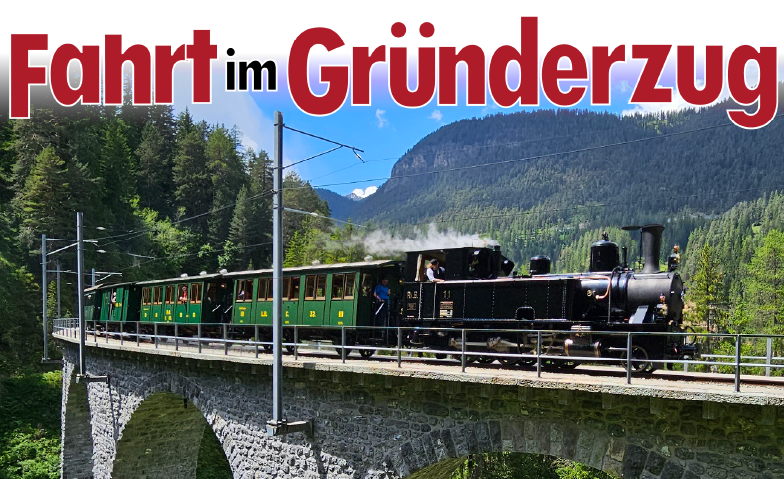 Extrafahrt mit Dampflok RHÆTIA nach Landquart