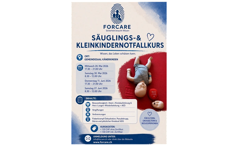 Event-Image for 'S&auml;uglings-&Kleinkindernotfallkurs'