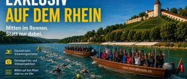 Event-Image for 'Die fahrende Trib&uuml;ne auf dem Rhein am Schaffhauser Triathlon'