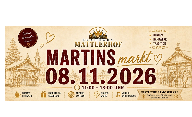 Martinsmarkt im Brauhaus Mattlerhof