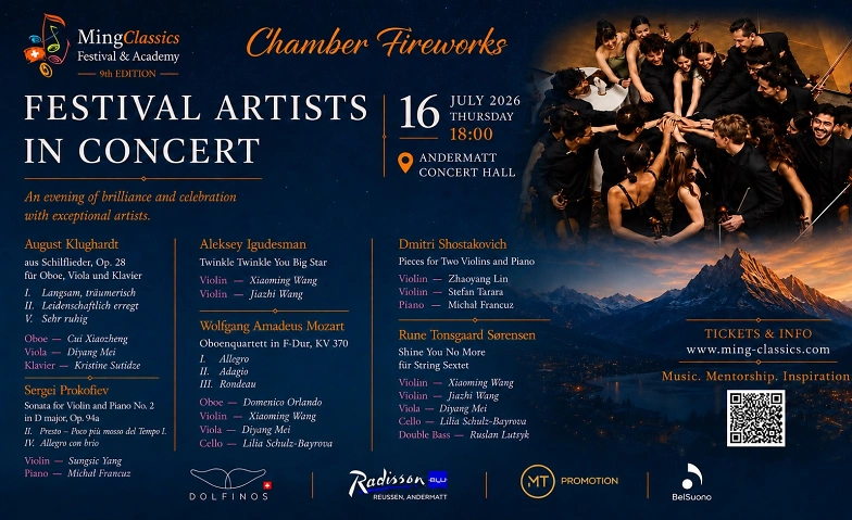 MingClassics in Concert &ndash; Chamber Fireworks Tickets