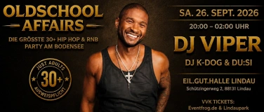 Event-Image for 'OLDSCHOOL AFFAIRS - &Uuml;30 HIpHop & RnB Party - EIL.GUT.HALLE'