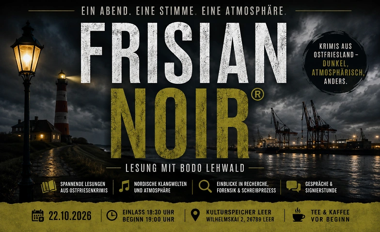 Frisian Noir, Lesung & Literatur / Lesung, Kulturspeicher Leer