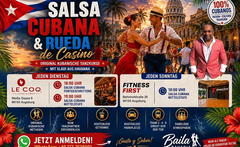 Event-Image for 'SALSA CUBANA & RUEDA DE CASINO &ndash; AUGSBURG'