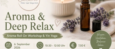 Event-Image for 'Aroma & Deep Relax&nbsp; Aroma Roll On Workshop & Yin Yoga'