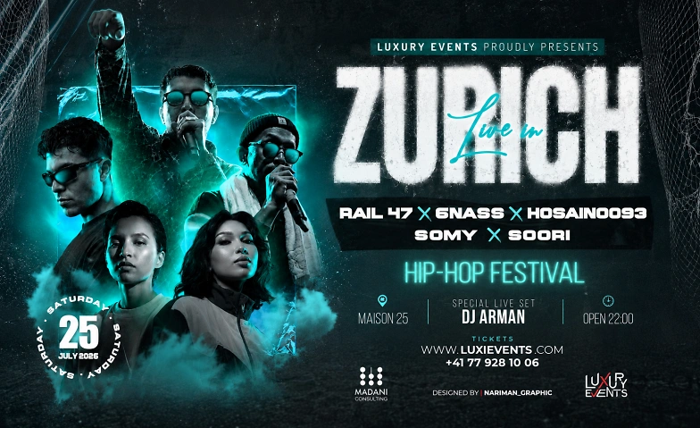 THE DARI HIP-HOP FESTIVAL OF THE SUMMER IN ZURICH