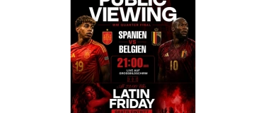 Event-Image for 'Public Viewing: Spanien vs. Belgien LIVE + Latin Friday'