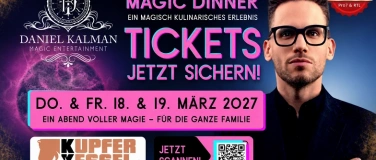 Event-Image for 'Magic Dinner &ndash; Daniel Kalman &ndash; Night of Magic'