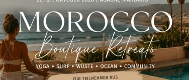Event-Image for 'Morocco Retreat 2026  Yoga •  Ocean •  Surf • Luxury Villa'