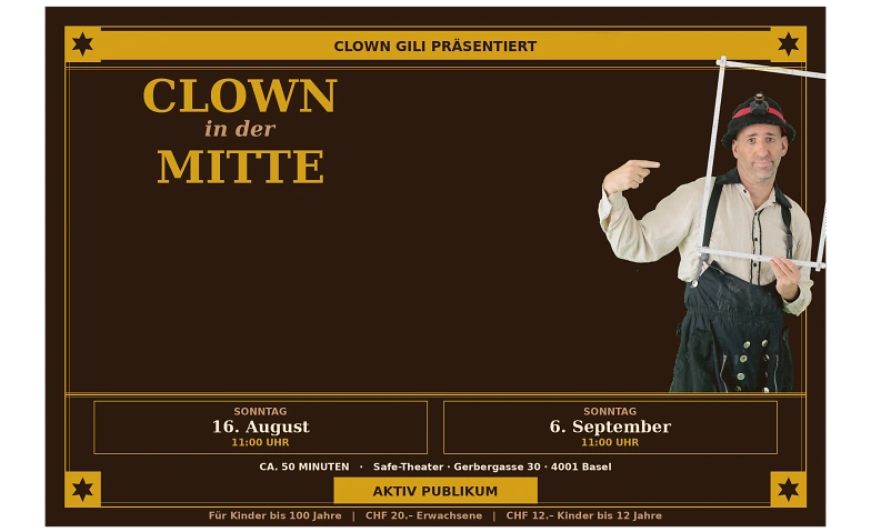 Event-Image for 'Clown in der Mitte'