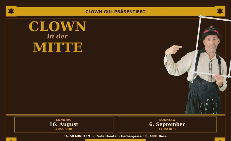 Clown in der Mitte Tickets