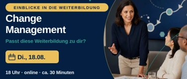 Event-Image for 'Kostenloses Info-Webinar: Berufsbild & Weiterbildung Change'