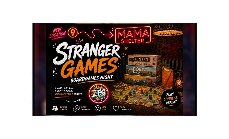 ZFG Stranger Games: Discover Hidden Gem Board Games! Tickets