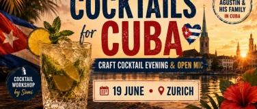 Event-Image for 'Cocktails for Cuba  Craft Cocktail Workshop & Open Mic'