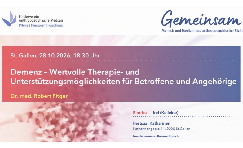 Demenz – Wertvolle Therapie- und Unterstützungsmöglichkeiten