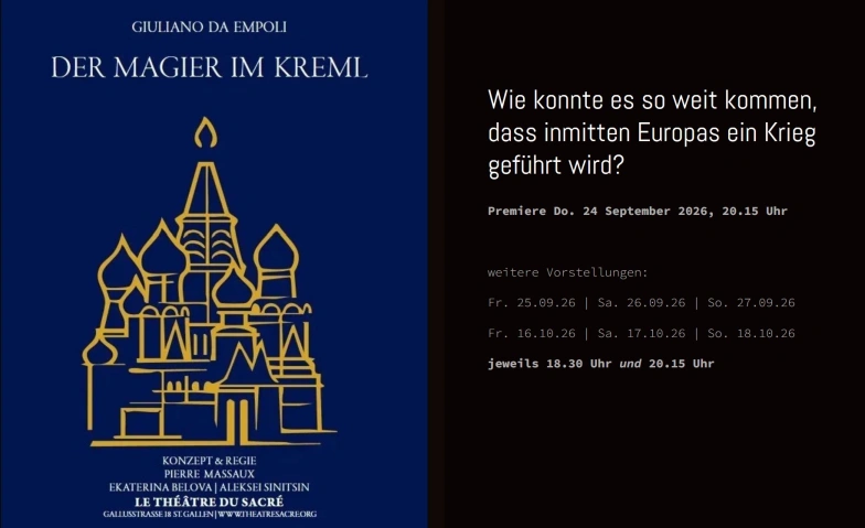 Event-Image for 'Der Magier im Kreml ―Giuliano Da Empoli―'