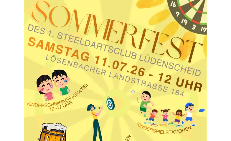 Sommerfest des 1. Steeldartsclub Lüdenscheid