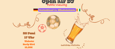 Event-Image for 'Gartenparty mit OpenAir DJ und Public Viewing'