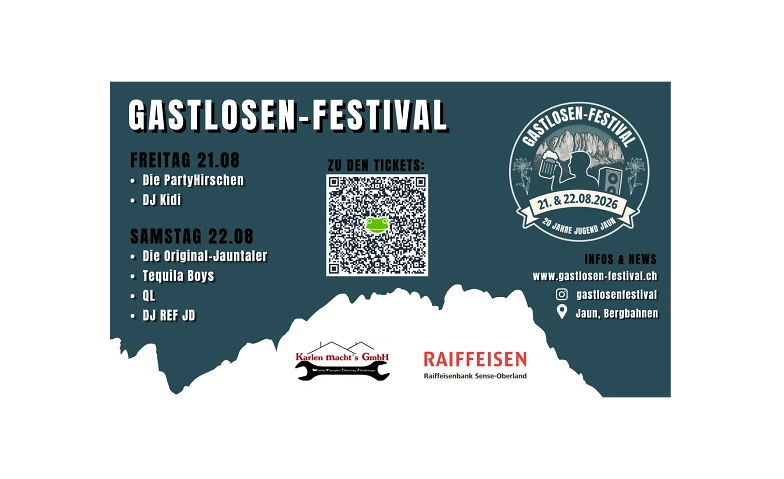 Gastlosen-Festival 21. - 22.08.