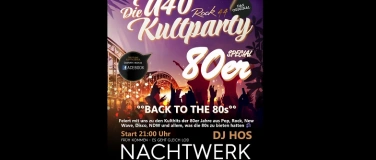 Event-Image for 'Die &Uuml;40 Party im Nachtwerk Club M&uuml;nchen &raquo; BACK TO THE 80s'