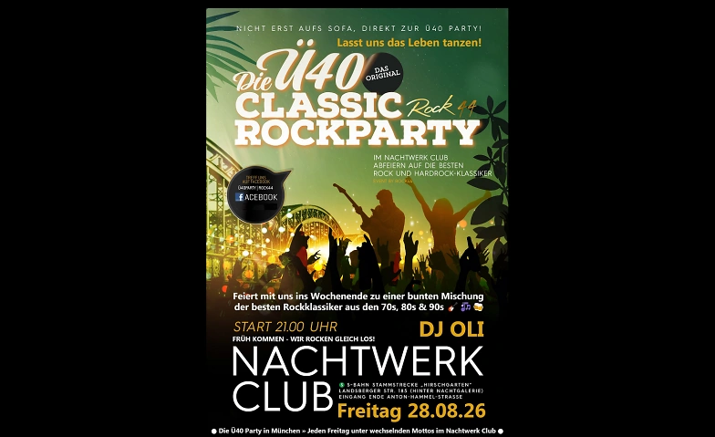 Ü40 PARTY MÜNCHEN » Die große Ü40 Classic-Rockparty