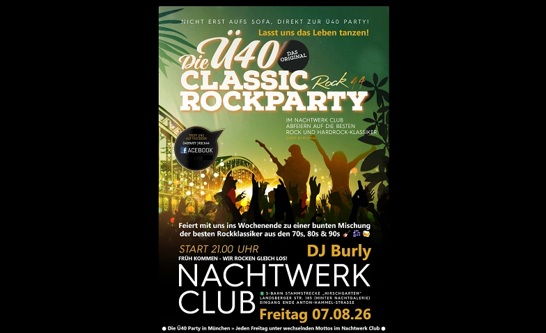 Ü40 PARTY MÜNCHEN » Die große Ü40 Classic-Rockparty