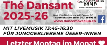 Event-Image for 'Th&eacute; Dansant - SeniorenPaartanz Nachmittag mit LiveMusik'