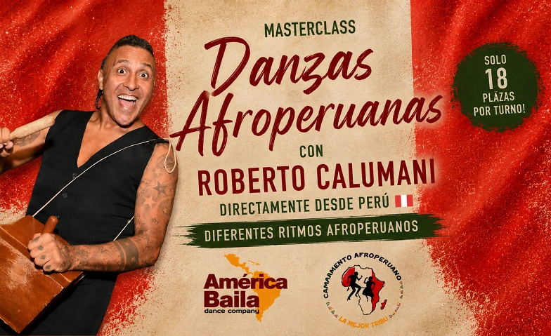 Masterclass Ritmos Afroperuanos con Roberto Calumani de Perú