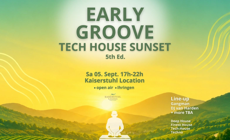 Event-Image for 'Early Groove &ndash; Techhouse Sunset'