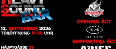 Event-Image for 'PREFIX  ARISE  2SILENT &ndash; Live in der Heavysound Bar'