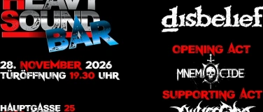 Event-Image for 'DISBELIEF  ALL LIFE ENDS  MNEMOCIDE &ndash; Death Metal Night'