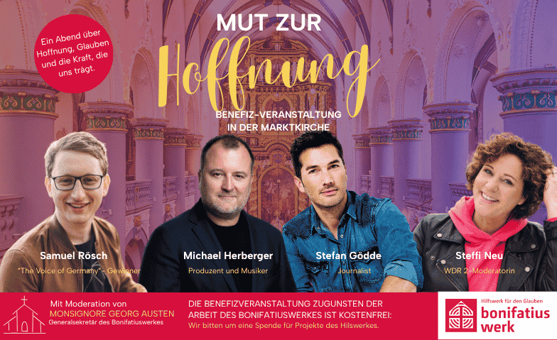 Benefiz-Veranstaltung „Mut zur Hoffnung!“