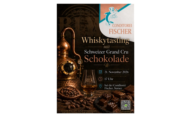Exklusives Whiskytasting mit Schweizer Grand Cru Schokolade
