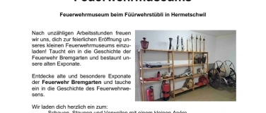 Event-Image for 'Er&ouml;ffnung des Feuerwehrmuseums'