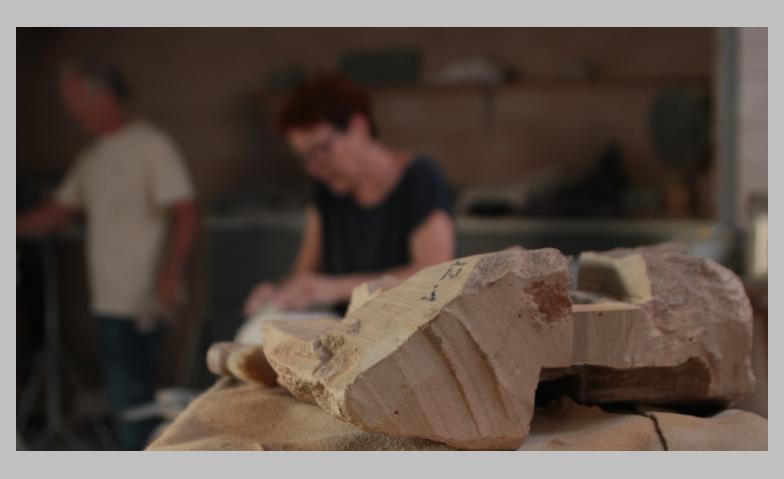 Eintauchen in das Handwerk am Stein