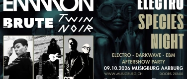 Event-Image for 'Electro Night: EMMON +TWIN NOIR + The Brute'