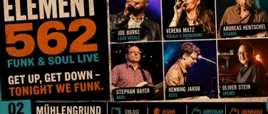 Event-Image for 'Element 562 - Get up &ndash; tomorrow we unite, tonight we funk!'
