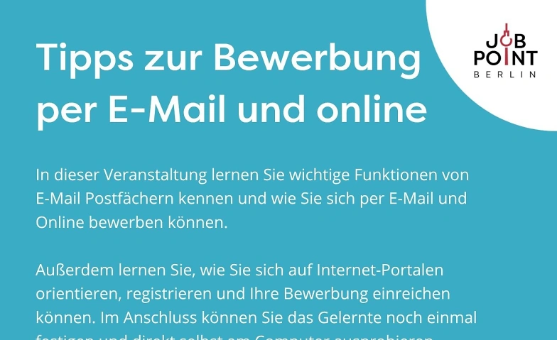 Tipps zur Bewerbung per E-Mail und online