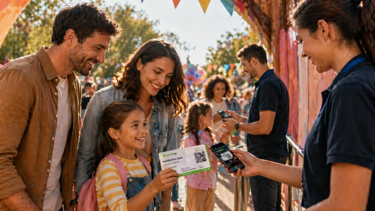 Entry-App für einen schnellen Einlass