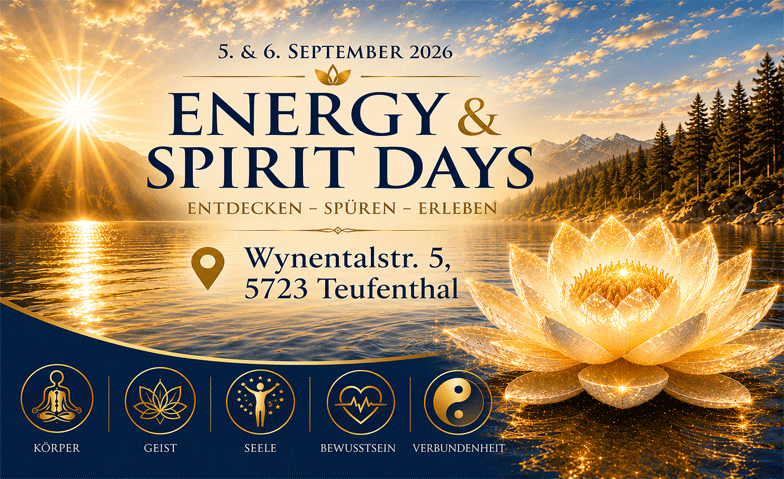 Event-Image for 'Energy & Spirit Days 2026 &ndash; Entdecken. Sp&uuml;ren. Erleben.'