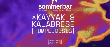 Event-Image for 'sommerbar mit kayyak & kalabrese'